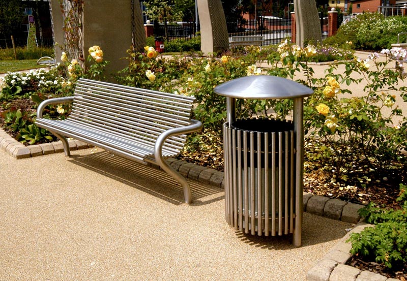 Stainless Steel Street Benches