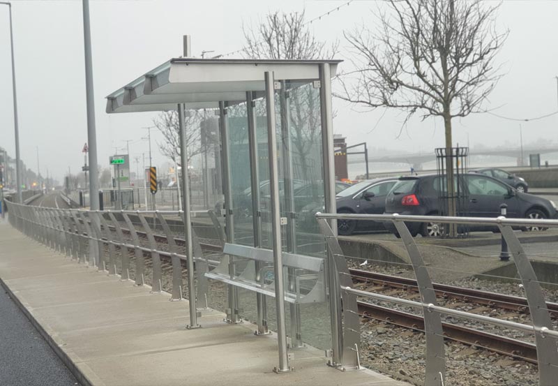 STAINLESS STEEL BUS SHELTERS